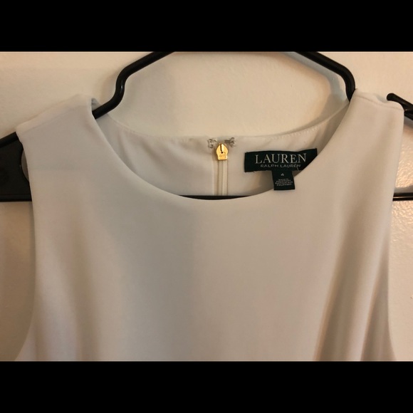 Pearl White Raulph Lauren Dress size 4 - Picture 5 of 8